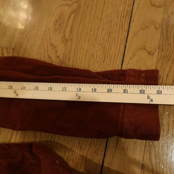 BODEN corduroy midi dress tiered button down rust 6 Long belt prairie cottage - Picture 3 of 10